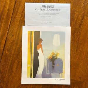 Park West Art Print by Emile Bellet with Certificate